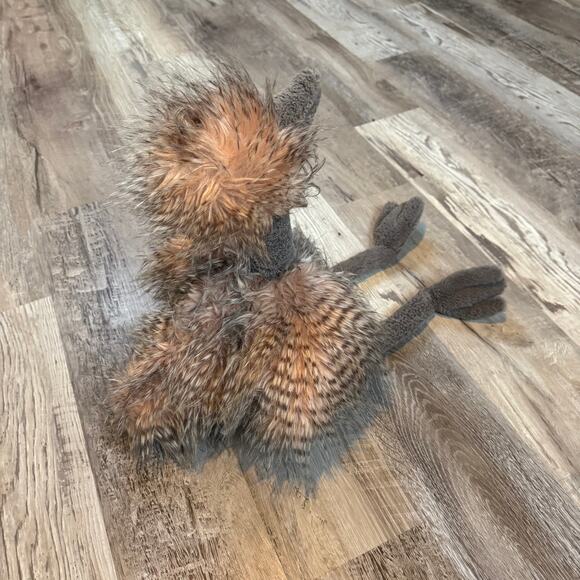 Jellycat Big Odette Ostrich Plush 27” Stuffed Animal Tan Gray Feathered NWT HTF - Picture 2 of 10